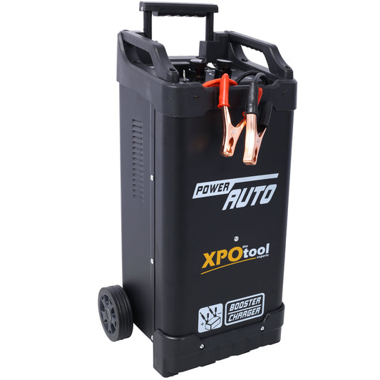 12V & 24V Wheeled  Battery Charger Fully Automotive Battery Maintainer Jump Starter Dial Display Telescopic Handle Livingsource