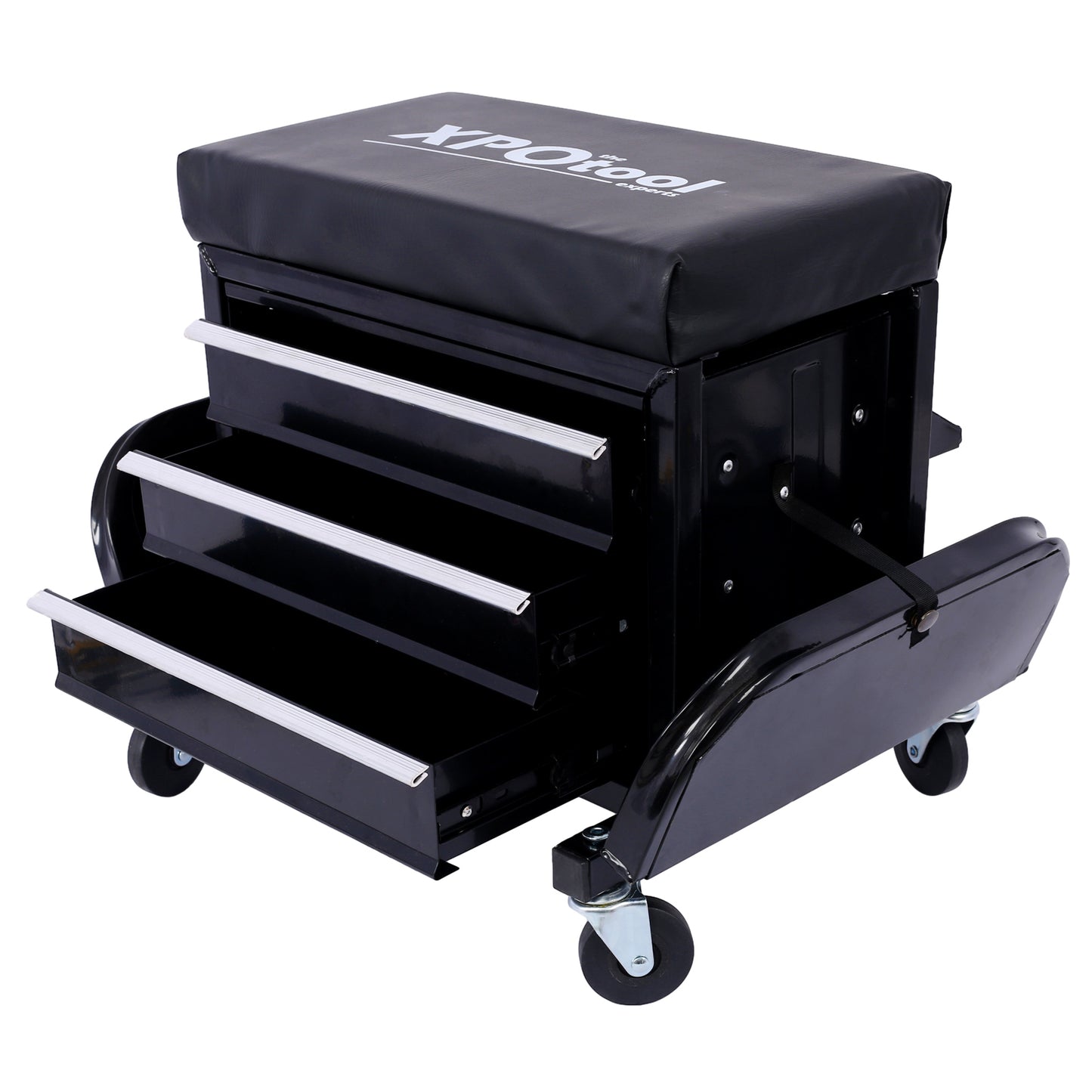 350-Pound Capacity Garage Glider Rolling Tool Chest Seat