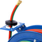 Welding Hose Reel Retractable 1/4 Inch x 100 Foot Twin Oxygen Acetylene Rubber Hoses STD Duty Max 200PSI Heavy Duty Industrial Single Arm Construction - SolidRoot Buy Furniture USA