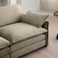 Comfortable Single Deep Seat Sofa With One Pillow, Suitable for Living Room and Bedroom, Club Multiple Occasions,Came Corduroy Livingsource