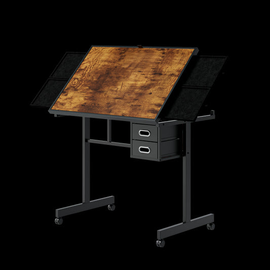 1000 pieces Jigsaw Puzzle metal Table board for adults gift with 4 trays and 2 Drawers SolidRoot Buy Furniture USA