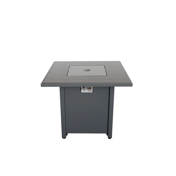 Living Source International 9'' H x 28'' W Fiber Reinforced Concrete Outdoor Fire pit(Stone Gray) - SolidRoot Buy Furniture USA