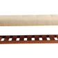 Charla Beige Fabric & Oak Finish Bench Livingsource