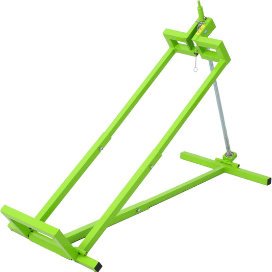 Easy Lawn Mower Lift  for Riding Tractors , 800 Lbs Capacity  Lawn Tractor Lifter,  Ride-on Mower, Cleaning Aid, Universal, Lawn Tractor Lift, Lawn Tractor + 45° Tilt Adjustable, green Livingsource