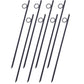 Rebar stake with loop 8pcs Grip Rebar 3/8x 18 Inch Steel Durable Heavy Duty Tent Canopy Ground Stakes with Angled Ends and 1 Inch Loops for Campsites and Canopies - SolidRoot Buy Furniture USA