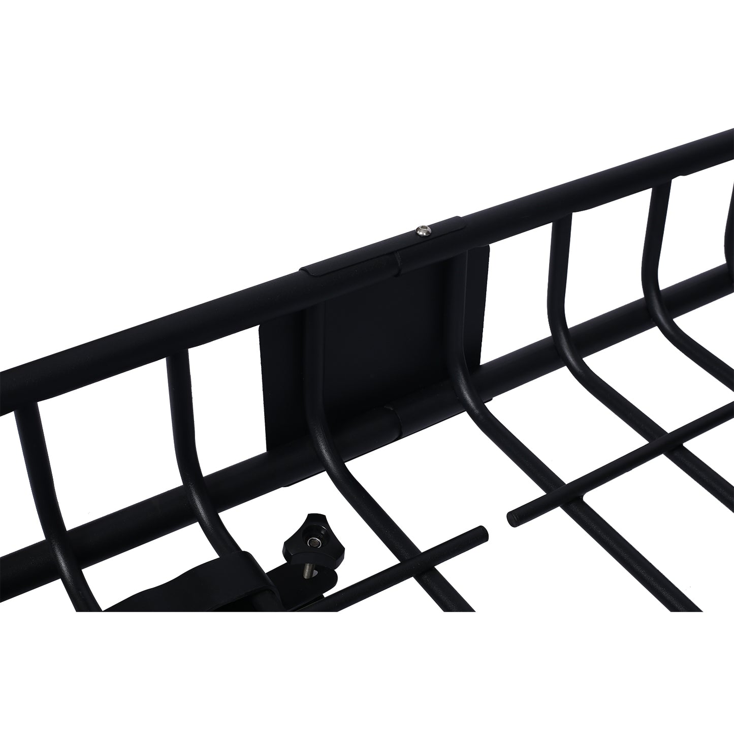 Rooftop Cargo Carrier Basket Motoring Roof Rack,Top Mount Roof Rack 42" black steel