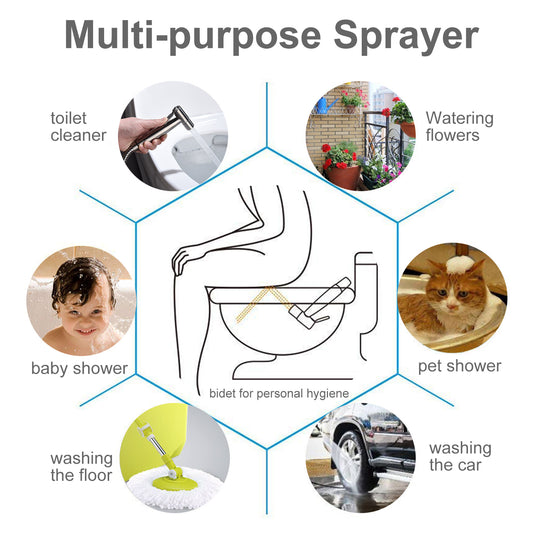 Bidet Sprayer for Toilet, Handheld Cloth Diaper Sprayer - SolidRoot Buy Furniture USA