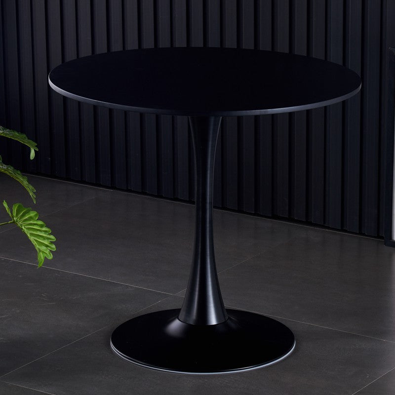 Modern Round Dining Table, ∅31.5'' Kitchen Dining Room Furniture, Coffee Table, Leisure Table, Living Room Table, Black, Christmas Gifts, Christmas Selections