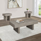 1pc Contemporary Style Brown Gray End Table Rectangular Table Top Wooden Living Room Furniture Livingsource
