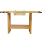 55-Inch Wood Workbench - Wooden Workbench for Garage Workshop and Home,with Bar Clamps Set 12 inch x 3inch Throat,Pack of 4 Livingsource