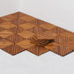 Dashiell 12-Diagonal Slat Acacia Interlocking Deck Tile (Set of 10 Tiles) Livingsource