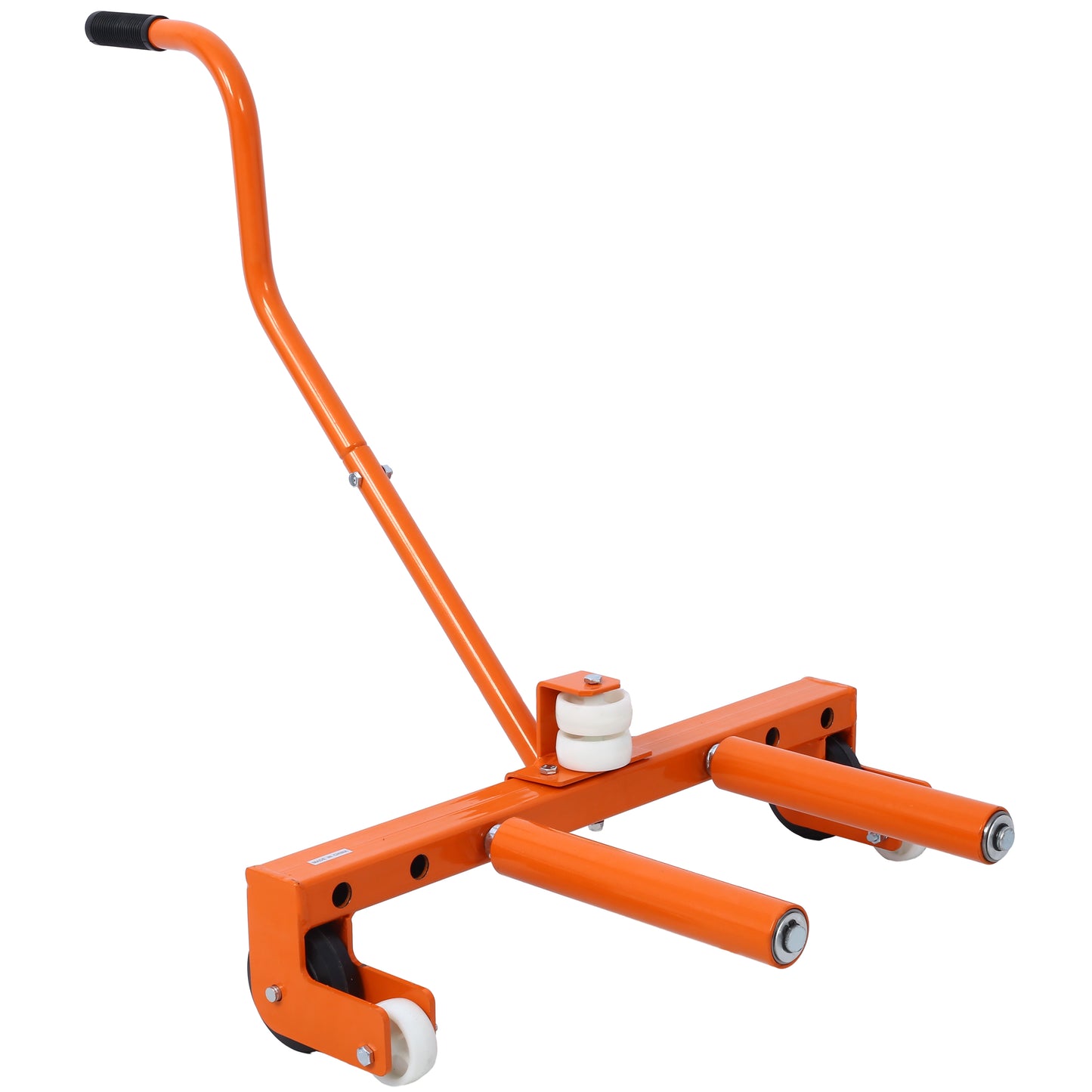 Heavy-Duty Adjustable Tire Wheel Dolly for Workshop, Garage, Orange