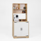 Pantry Cabinet with 2 Doors, 3-Tier Modern Kitchen Cabinet with Shelves, Freestanding Larder Cupboard, Kitchen Pantry Storage Cabinet for Kitchen, Dining Room Livingsource
