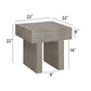 1pc Contemporary Style Brown Gray End Table Rectangular Table Top Wooden Living Room Furniture Livingsource