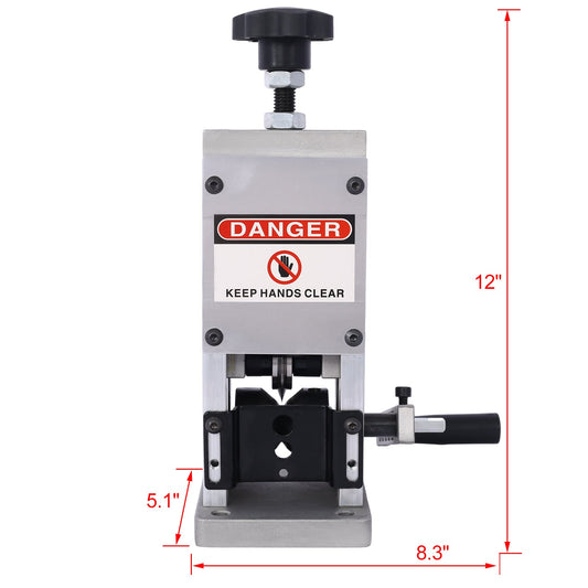 Manual Scrap Wire Stripping Machine, Drill Powered Copper Wire Peeler Machine, Scrap Cable Stripper for Wire Recycling, Compact & Portable Aluminum Alloy Construction, 0.06-0.98 inch Livingsource