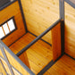 Wooden Large Dog House Outdoor Double XL Dog Kennel with Elevated Floor and Porch, Weatherproof Puppy Shelter for Small and Medium Breed Dogs, Natural Livingsource