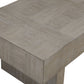1pc Contemporary Style Brown Gray End Table Rectangular Table Top Wooden Living Room Furniture Livingsource