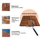 Acacia Wood Interlocking Deck Tiles Checker Pattern, 10PCS 12" x 12" Square Brown Acacia Hardwood Outdoor Flooring for Patio, Bancony, Pool Side,... - SolidRoot Buy Furniture USA