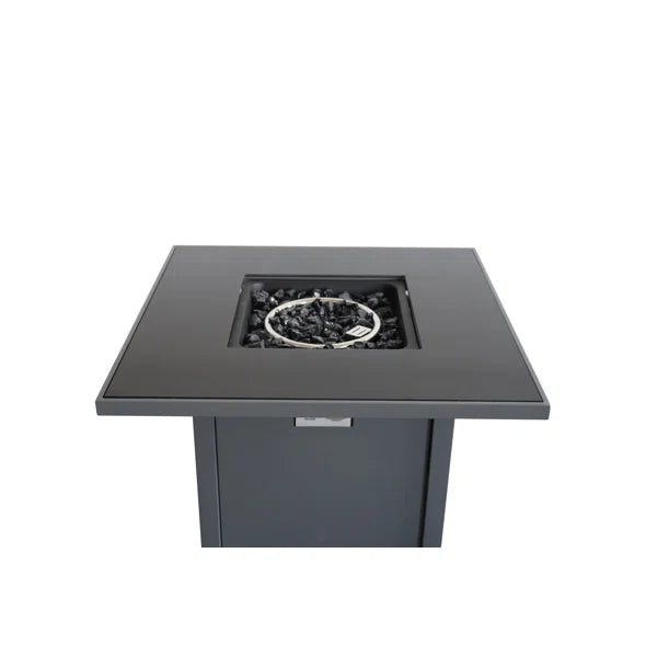 Living Source International 9'' H x 28'' W Fiber Reinforced Concrete Outdoor Fire pit(Stone Gray) - SolidRoot Buy Furniture USA