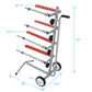 Global Mobile Tree Style Masking Paper Machine Station, Stand Holds Multiple Rolls Livingsource