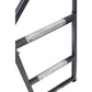 Pickup Truck Tailgate Ladder - Universal Fit, Stainless Steel Self Drilling Hex Screws for Easy Install, Durable Aluminum Step Grip Plates, and Sturdy Rubber Ladder Feet Livingsource