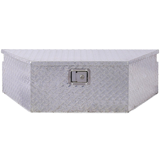 39inch Aluminum tool box,heavy duty truck bed tool box,outdoor trailer pickup storage tool box,RV storage organizer,underbody box w/lock keys,silver 39x16.5x11.8inch Livingsource