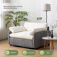 [Video]50*43" Oversized Chenille Single Sofa Chair,Wide and Deep Seat Accent Chair,Modern Upholstered Comfy Armchair,Color Blocking Couch Lounge with Pillows for Living Room,Apartment,Bedroom,3 Colors Livingsource