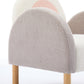 Accent Chair Sofa, Toddler Fabric with Solid Wooden Frame,Rainbow Design Livingsource