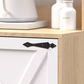 Pantry Cabinet with 2 Doors, 3-Tier Modern Kitchen Cabinet with Shelves, Freestanding Larder Cupboard, Kitchen Pantry Storage Cabinet for Kitchen, Dining Room Livingsource