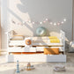 Multi-Functional Daybed with Drawers and Trundle, White - SolidRoot Buy Furniture USA