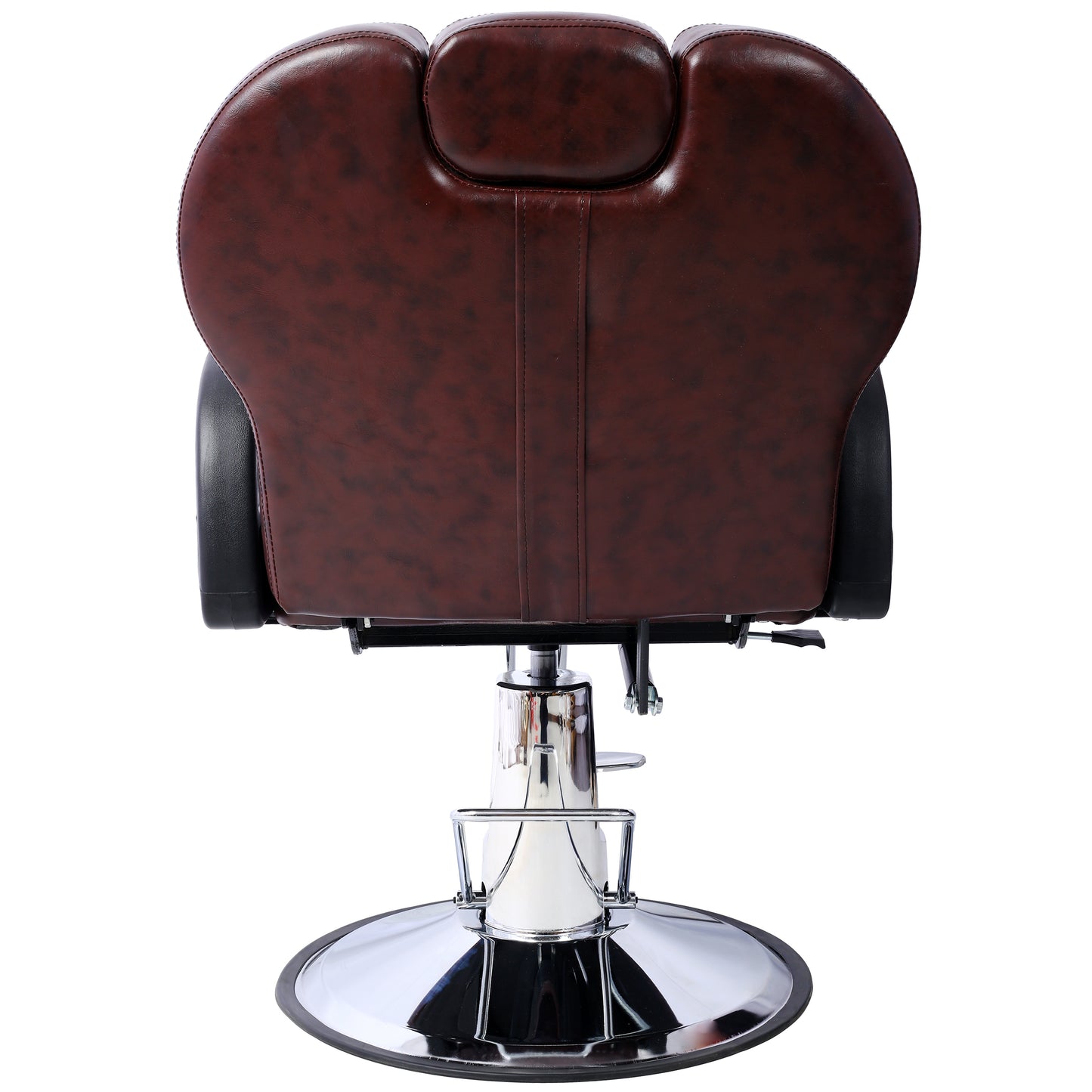 Hair Stylist All Purpose Barber Chair for Barbershop Salon Chair,Heavy Duty Hydraulic Barber Chair Spa Furniture Shampoo Reclining Extra Wider Seat Beauty Hair Salon Equipment ,brown