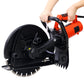 Electric 14" Cut Off Saw Wet/Dry Concrete Saw Cutter Guide Roller with Water Line Attachment Livingsource