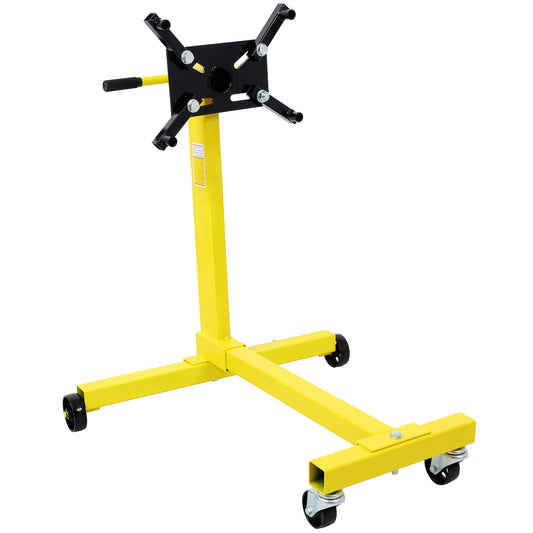 Rotating Engine Stand, Coyote Engine Stand Rotating Stand with 1000-Lb Capacity, Engine Hoists & Stands Engine Test Run Stand Livingsource