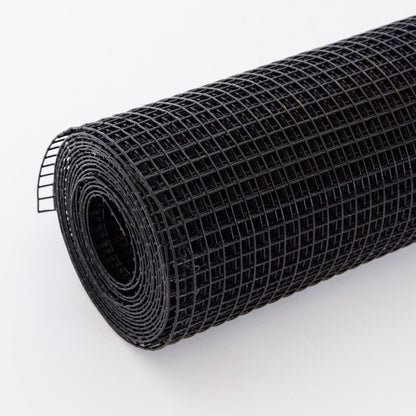24 inch×100 ft Black Vinyl Coated Hardware Cloth, 21 Gauge 1/4 inch Black PVC Hardware Cloth, Black Welded Wire Fence Supports Poultry-Netting Cage-Home Improvement and Chicken Coop SolidRoot Buy Furniture USA