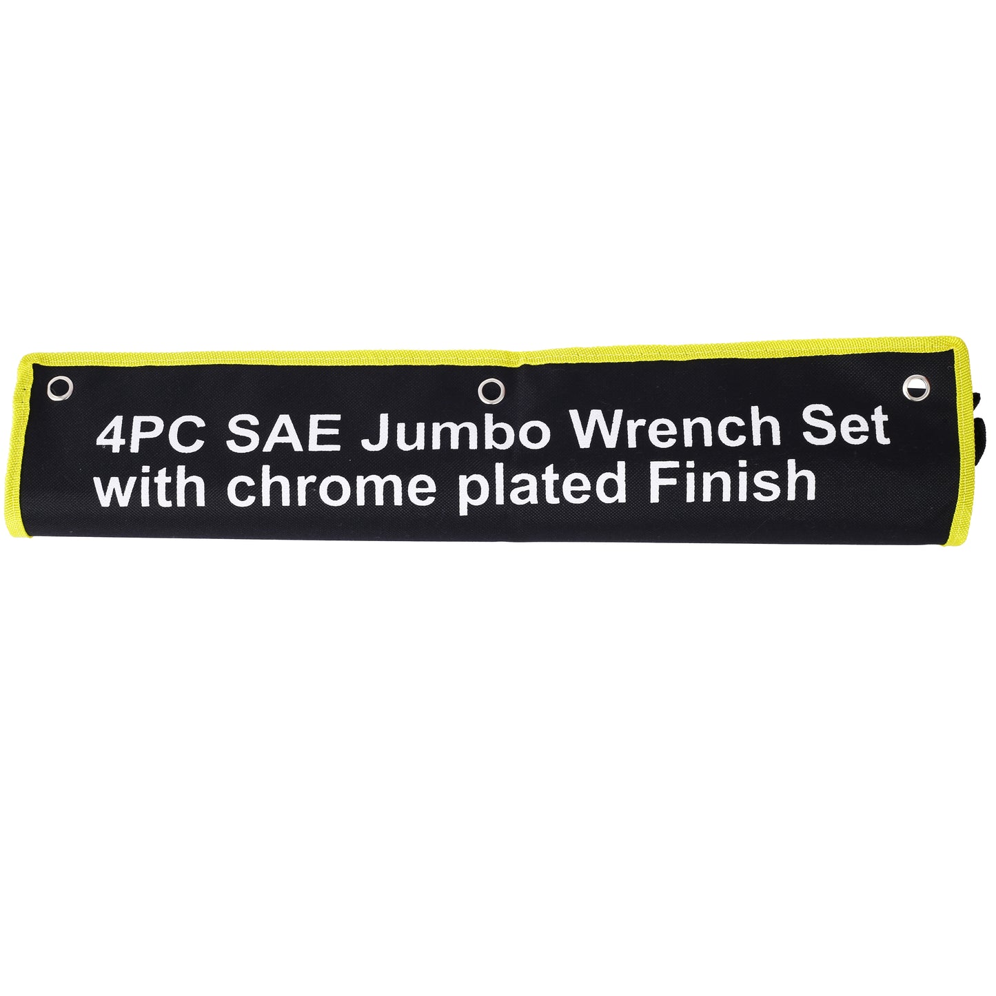 SAE Jumbo Combination Wrench Set Extra Large, 4 Piece ,storage bag included chrome plated