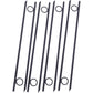 Rebar stake with loop 8pcs Grip Rebar 3/8x 18 Inch Steel Durable Heavy Duty Tent Canopy Ground Stakes with Angled Ends and 1 Inch Loops for Campsites and Canopies - SolidRoot Buy Furniture USA