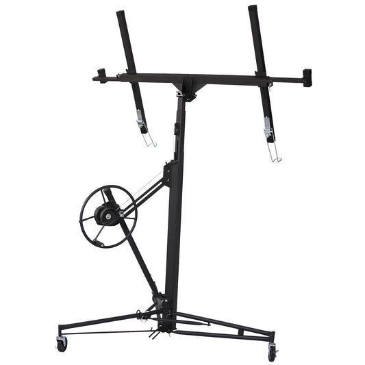 Drywall Lift Panel 13' Lift Drywall Panel Hoist Jack Lifter,black SolidRoot Buy Furniture USA