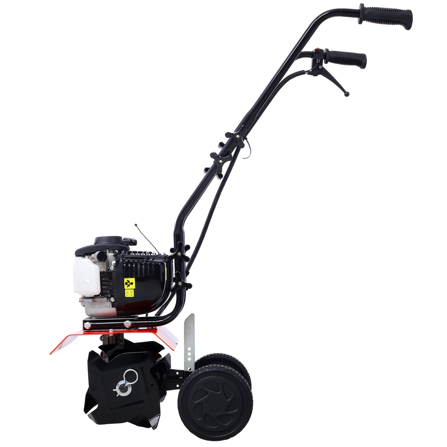 Mini Tiller Cultivator, Powerful 37.7cc 4-stroke Viper Engine, Gear Drive Transmission, Mini Cultivator with 4-Cycle  Engine