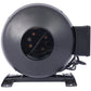 4-Inch 203 CFM Inline Duct Fan: Air Circulation Vent Blower for Hydroponics, Basements, and Kitchens Livingsource