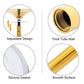 Dance Pole Spinning Static Dancing Pole Portable Removable for Home Club Bar Gym 86.2-109.8" Height Adjustable  Weight Capacity 440lb Gold Livingsource