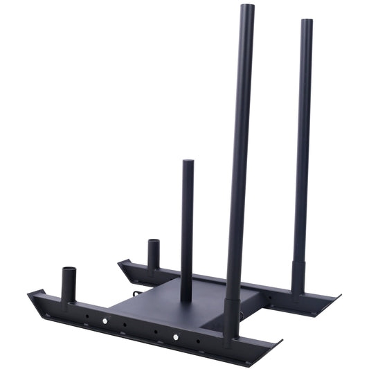 Weight Training Pull Sled, Fitness Strength Speed Training Sled, Steel Power Sled Workout Equipment for Athletic Exercise and Speed Improvement Livingsource