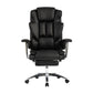 Office Chair, Big and Tall Executive Office Chair with Footrest, Leather Computer Chair, Ergonomic Reclining Chair High Back, Large Home Office Chair (Black) Livingsource