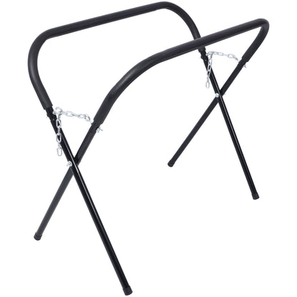 Heavy Duty Work Stand   Heavy-Duty Folding Work Stand, Foldable Work Table for Garage and Shop  Best Use for Bumpers Fenders Doors Hoods Works   750 Pound Capacity Livingsource