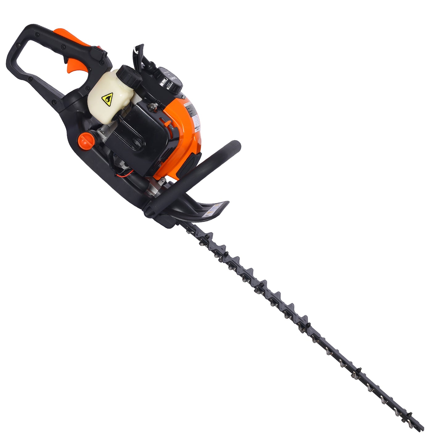 26cc 2 cycle gas powered hedge trimmer , double sided blade  24",recoil gasoline trim blade