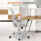 Sweetcrispy Office Mid Back Ergonomic Mesh Computer Desk Larger Seat Executive Height Adjustable Swivel Task Chair with Lumbar Support Livingsource