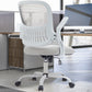 Sweetcrispy Office Mid Back Ergonomic Mesh Computer Desk Larger Seat Executive Height Adjustable Swivel Task Chair with Lumbar Support Livingsource