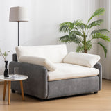 [Video]50*43" Oversized Chenille Single Sofa Chair,Wide and Deep Seat Accent Chair,Modern Upholstered Comfy Armchair,Color Blocking Couch Lounge with Pillows for Living Room,Apartment,Bedroom,3 Colors Livingsource