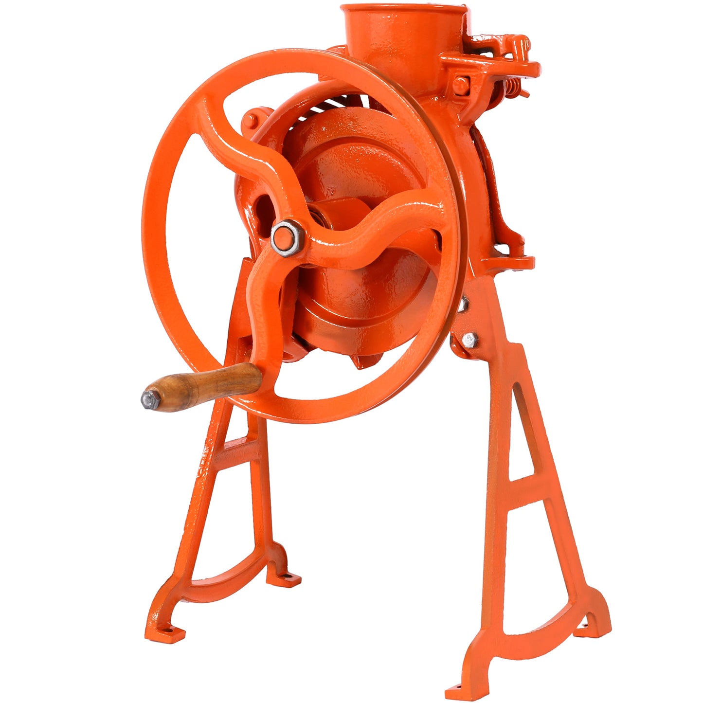 Hand Corn Sheller Heavy Duty Shelling Machine Manual Farm Corn Thresher Corn Remover Tools Hand Sheller with Wooden Handle Cast Iron Manual Thresher