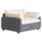 [Video]50*43" Oversized Chenille Single Sofa Chair,Wide and Deep Seat Accent Chair,Modern Upholstered Comfy Armchair,Color Blocking Couch Lounge with Pillows for Living Room,Apartment,Bedroom,3 Colors Livingsource