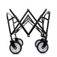 Minimeetall Multi-use Bag Collapsible Foldable Wagon Cart Beach Wagon Heavy Duty Utility Cart Utility Wagon Grocery Cart for for Camping ,3pcs  plastic Liner bag /Cover ,black Livingsource